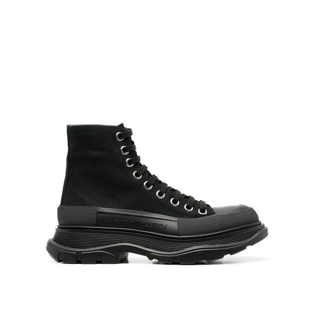Alexander McQueen Tread Slick High-Top Sneakers - Hilstor