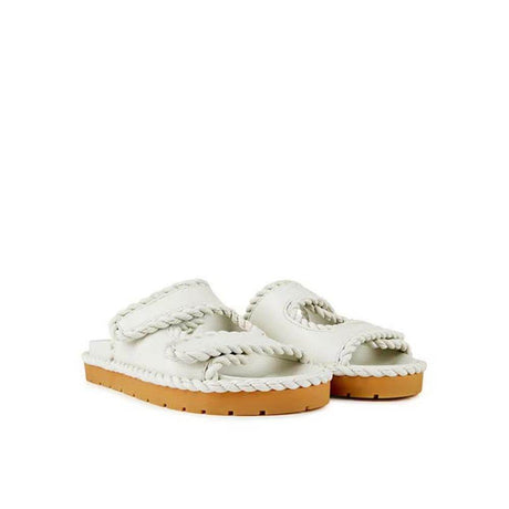 Bottega Veneta Jack Flat Mule Sandals - Hilstor