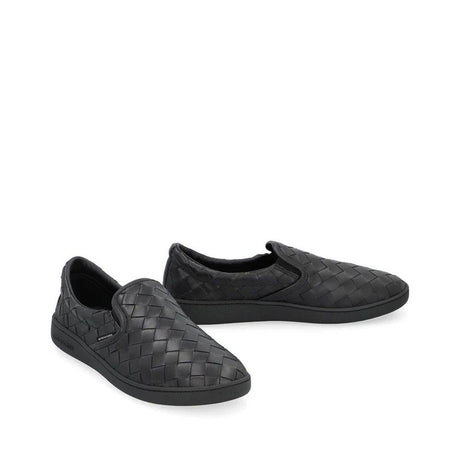 Bottega Veneta Sawyer Leather Sneakers - Hilstor