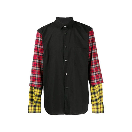 Comme Des Garçons Checked Sleeve Shirt - Hilstor