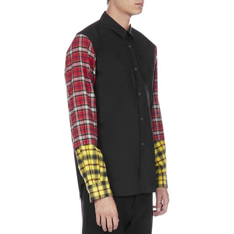 Comme Des Garçons Checked Sleeve Shirt - Hilstor