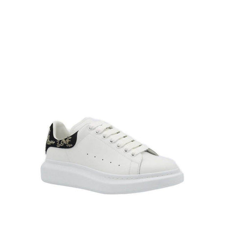 Alexander McQueen Oversized Leather Sneakers - Hilstor