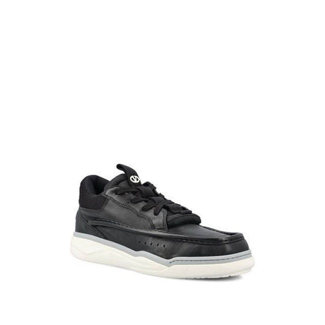 Valentino Garavani 'Hybrid Rainboot' Leather Sneakers - Hilstor