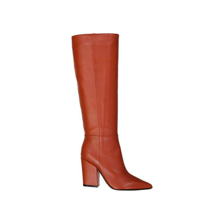 Sergio Rossi Leather Heel Boots - Hilstor