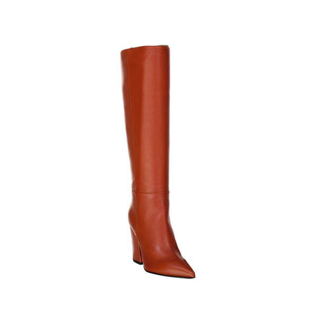 Sergio Rossi Leather Heel Boots - Hilstor