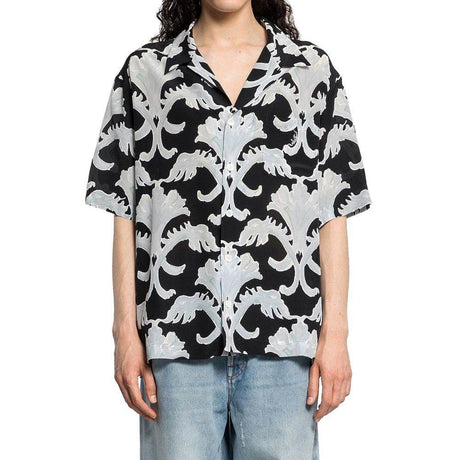 Valentino Garavani Metamorphos Wall Print Bowling Shirt - Hilstor