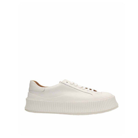 Jil Sander Maxi Sole Leather Sneakers - Hilstor