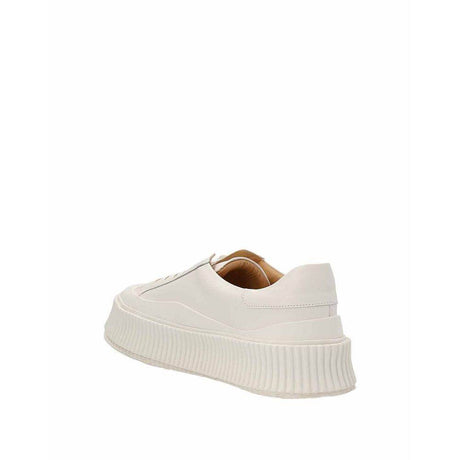 Jil Sander Maxi Sole Leather Sneakers - Hilstor
