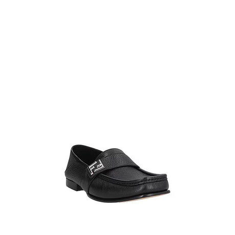 Fendi Leather Loafers - Hilstor