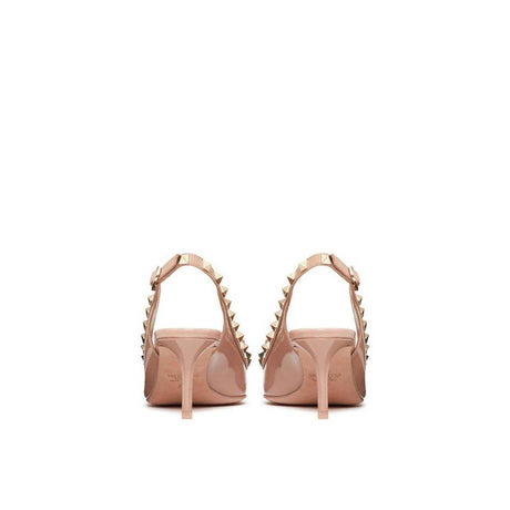Valentino Garavani Leather Slingback Pumps - Hilstor