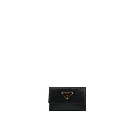 Prada Leather Card Holder - Hilstor