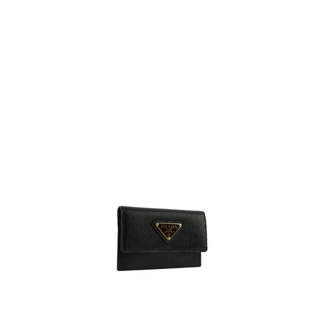 Prada Leather Card Holder - Hilstor