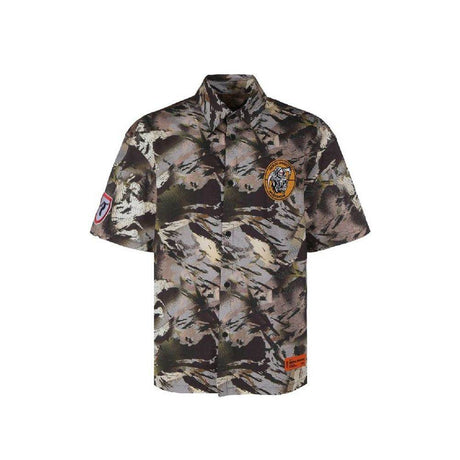 Heron Preston Camouflage Popline Shirt - Hilstor