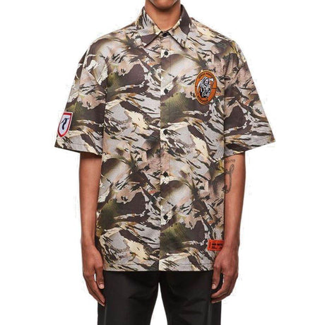 Heron Preston Camouflage Popline Shirt - Hilstor
