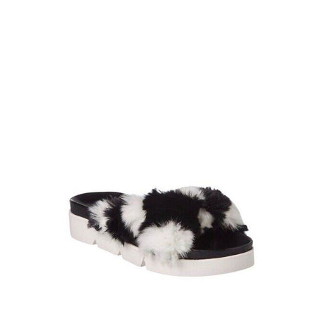 Stuart Weitzman Fur Slippers - Hilstor