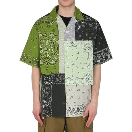Kenzo Patchwork Cotton Shirt - Hilstor