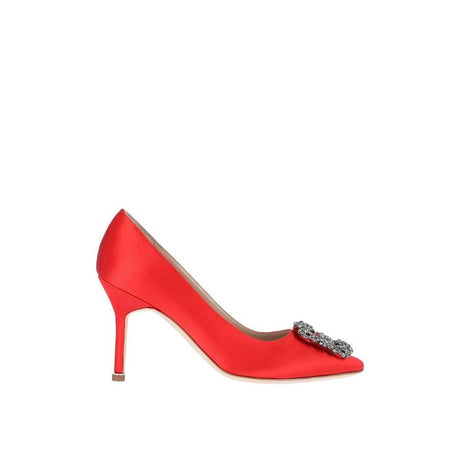 Manolo Blahnik Hangisi 090 Satin Pumps - Hilstor