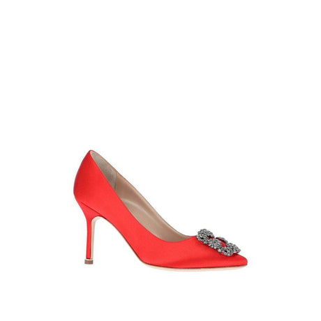 Manolo Blahnik Hangisi 090 Satin Pumps - Hilstor