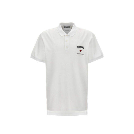 Moschino Couture In Love We Trust Cotton Polo - Hilstor