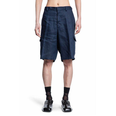 Prada Linen Bermuda - Hilstor