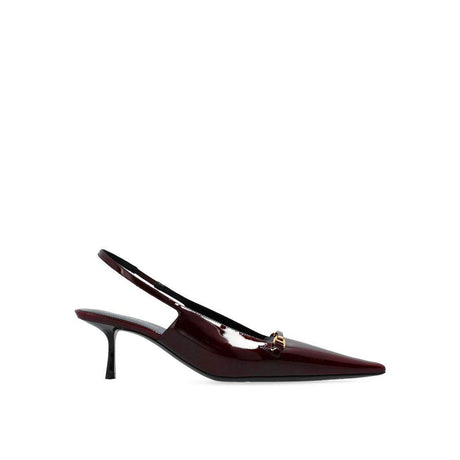 Saint Laurent 'Carine' Leather Slingback Pumps - Hilstor