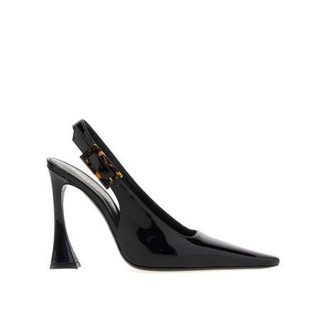 Saint Laurent 'Dune' Leather Slingback Pumps - Hilstor