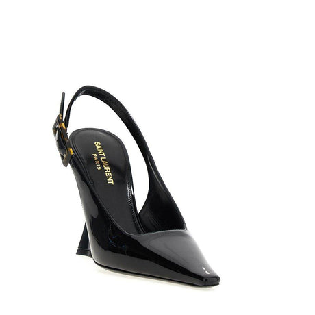 Saint Laurent 'Dune' Leather Slingback Pumps - Hilstor