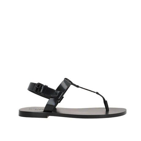 Saint Laurent Cassandre 05 Flat Sandals - Hilstor