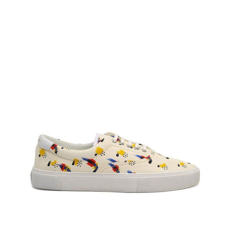 Saint Laurent Printed Canvas Sneakers - Hilstor