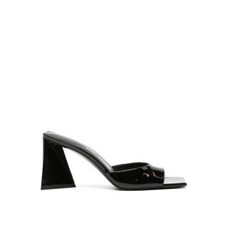 The Attico Mini Devon 85 Leather Sandals - Hilstor
