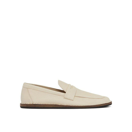 The Row Cary Leather Loafers - Hilstor