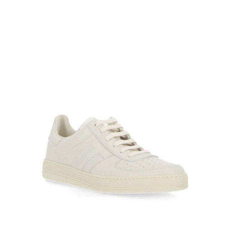 Tom Ford Leather Logo Sneakers - Hilstor