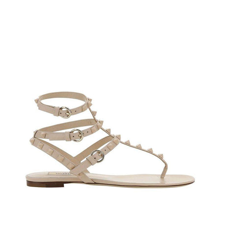 Valentino Garavani Rockstud Flip-Flop Sandals - Hilstor