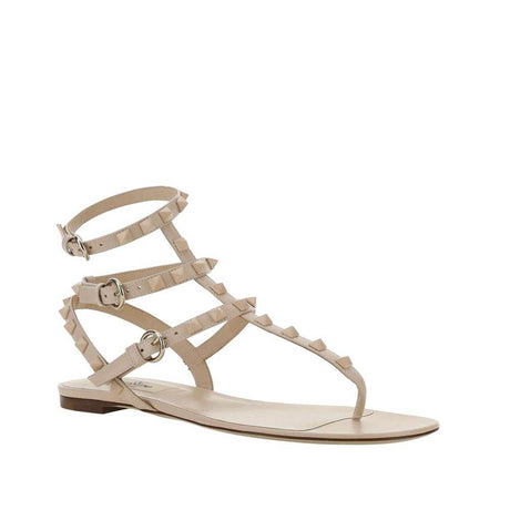 Valentino Garavani Rockstud Flip-Flop Sandals - Hilstor