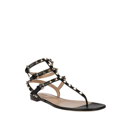 Valentino Garavani Rockstud Flip-Flop Sandals - Hilstor