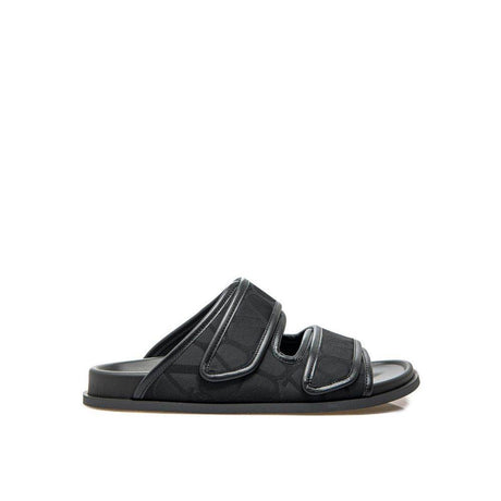 Valentino Garavani Toile Iconographe Flat Sandals - Hilstor