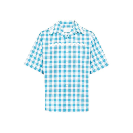 Prada Checked Cotton Shirt - Hilstor