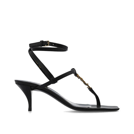 Saint Laurent Cassandra Heeled Sandals - Hilstor