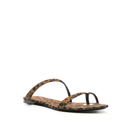 Saint Laurent Tanger Flat Sandals - Hilstor