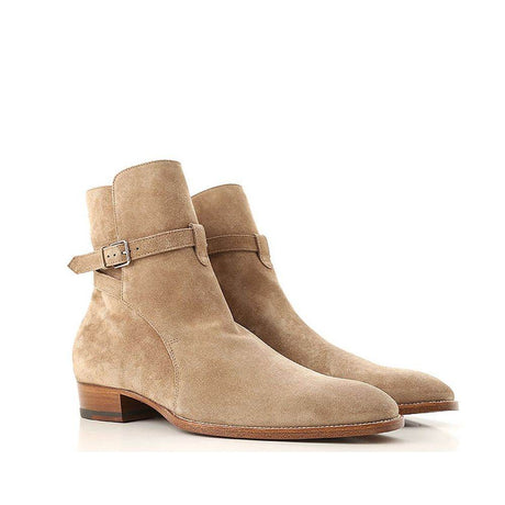 Saint Laurent Wyatt Jodhpur Boots - Hilstor