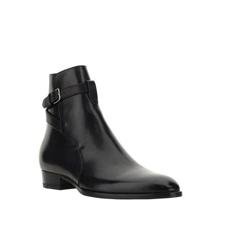 Saint Laurent Wyatt Jodhpur Ankle Boots - Hilstor