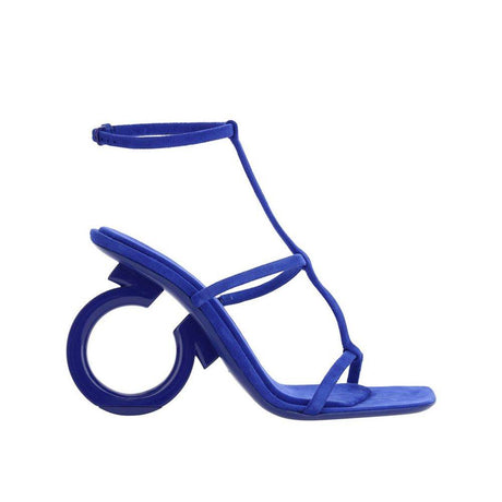 Salvatore Ferragamo Elina Leather Sandals - Hilstor