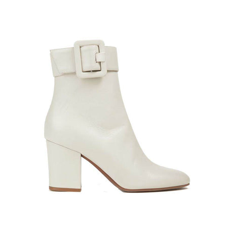 Sergio Rossi Buckled Leather Ankle Boots - Hilstor