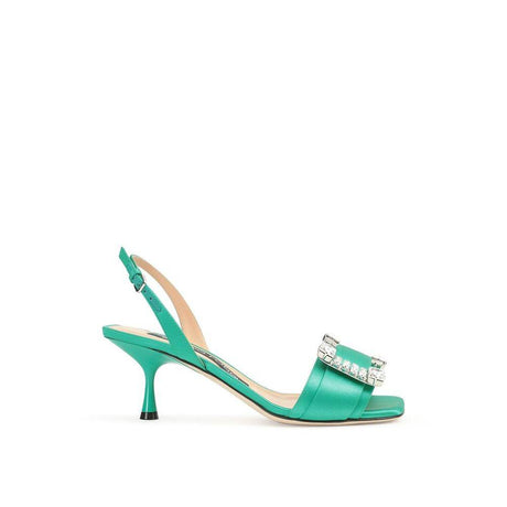 Sergio Rossi SR Twenty 060 Satin Sandals - Hilstor