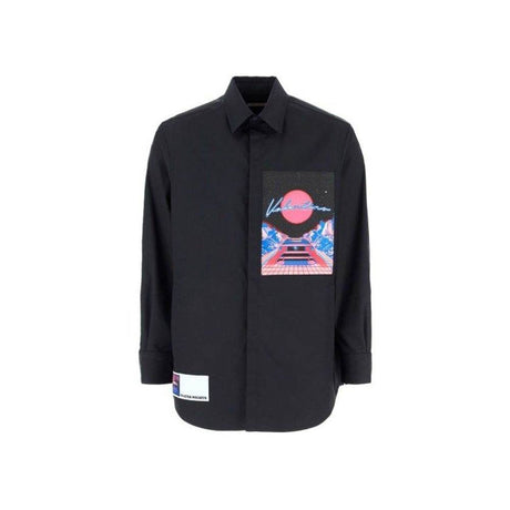 Valentino Logo Patch Shirt - Hilstor