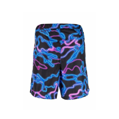 Valentino Neon-Print Swim Shorts - Hilstor