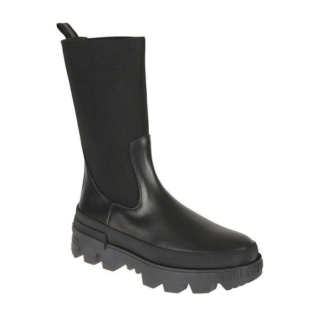 Moncler Leather Boots - Hilstor