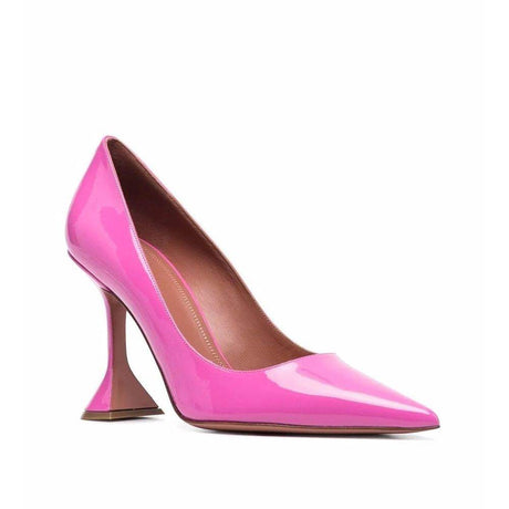 Amina Muaddi Ami Patent Leather Pumps - Hilstor