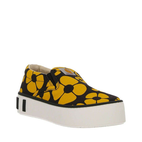 Marni Printed Slip On Sneakers - Hilstor