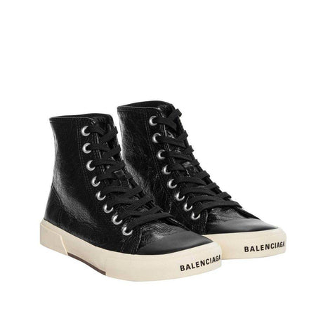 Balenciaga Paris Leather Sneakers - Hilstor